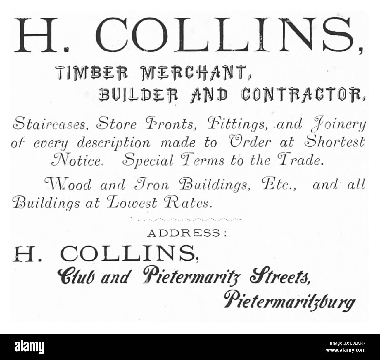 Diese Seite aus dem Jahr 1898 mit dem Titel „Advertise“ enthält wahrscheinlich eine Vintage-Werbung oder Werbeinhalte, die die Marketingstrategien und die Konsumkultur des späten 19. Jahrhunderts widerspiegeln. Stockfoto