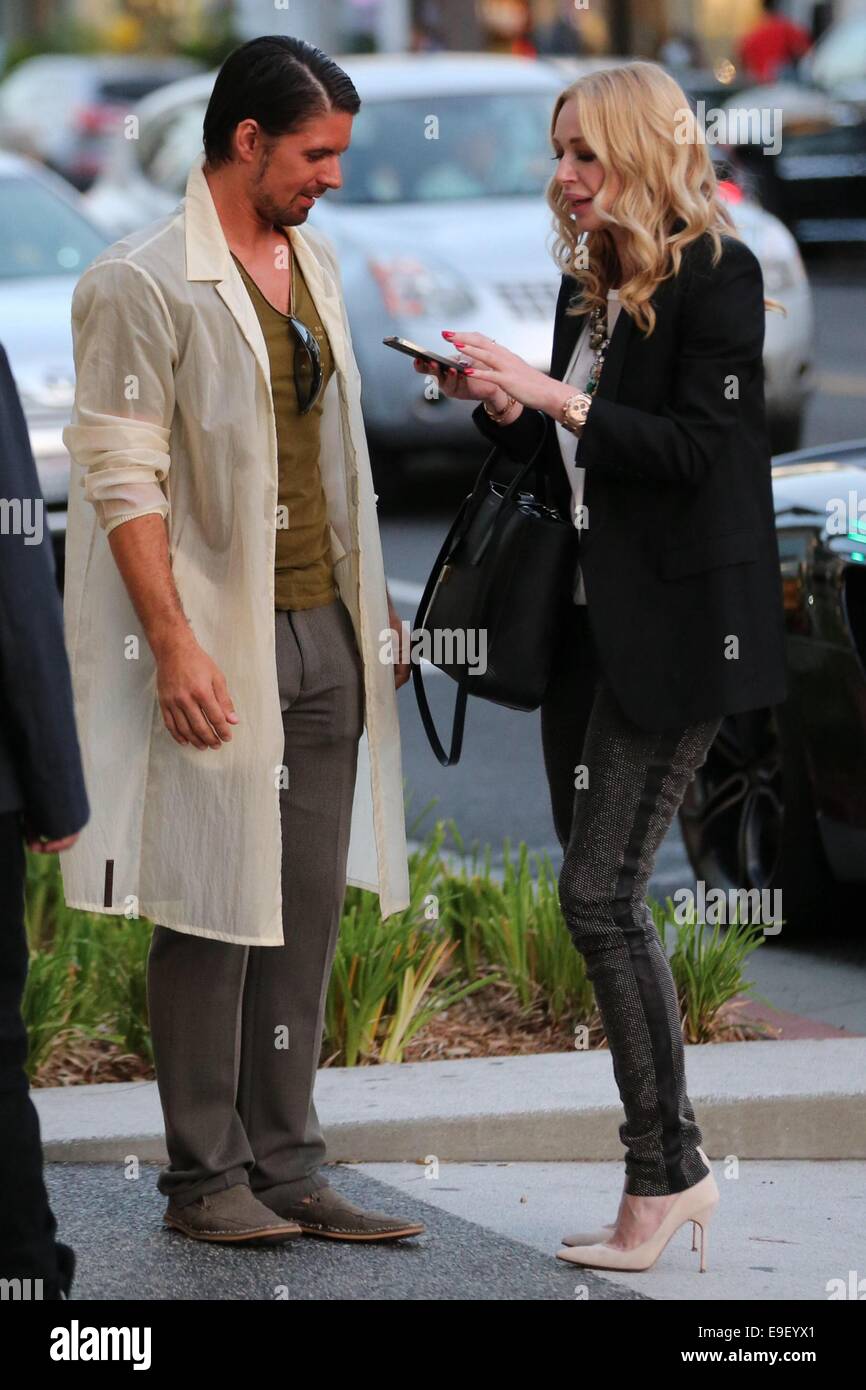 Neue Bravo Reality-show "Euro von Hollywood" Dreharbeiten zu einer Szene in Beverly Hills.  Mitwirkende: Euro von Hollywood werfen wo: Los Angeles, California, Vereinigte Staaten von Amerika bei: 24. April 2014 Stockfoto