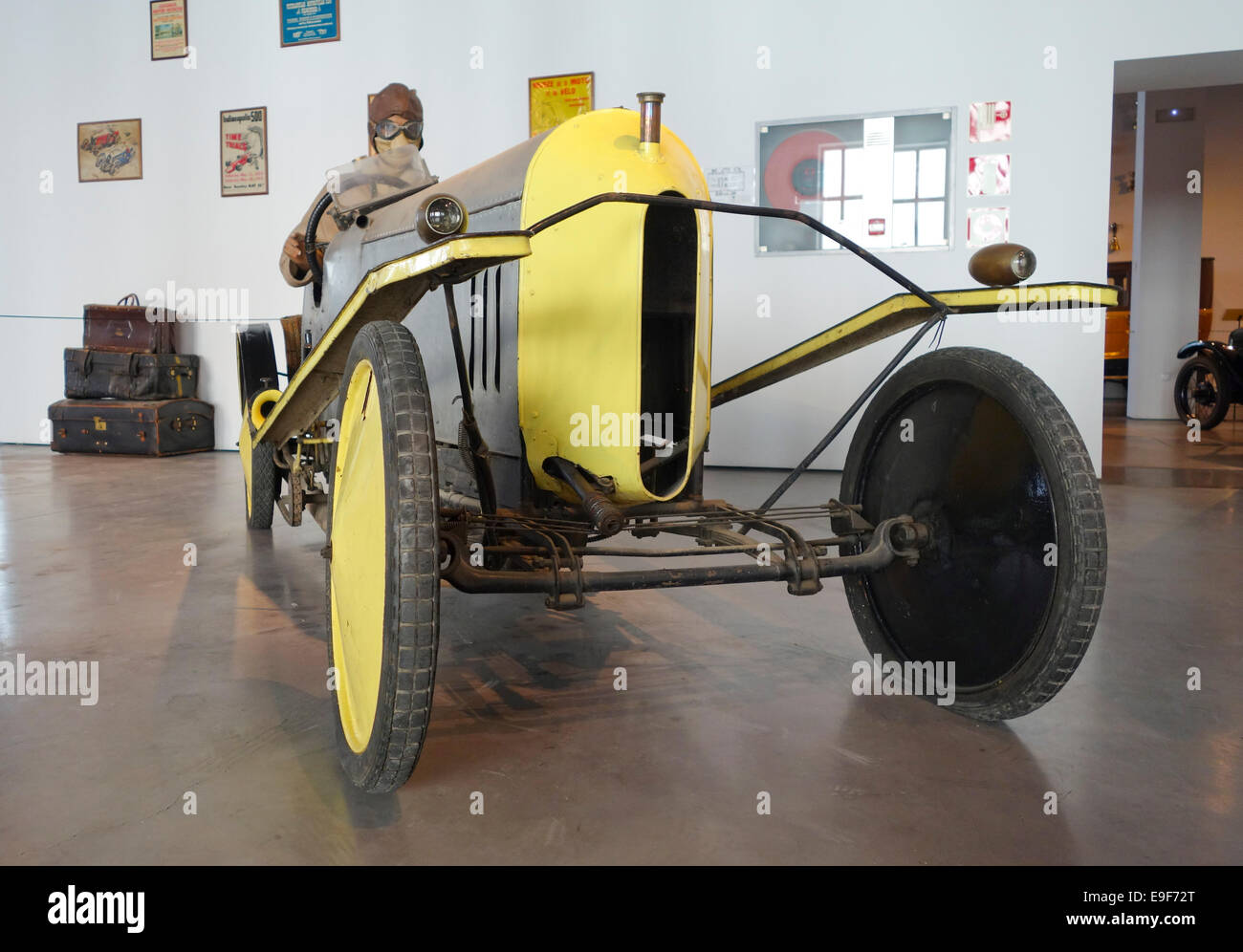 Barron Lee Ackroyd 1912 (El Pampéro) im Auto, Automobil-Museum von Málaga, Andalusien, Spanien. Stockfoto