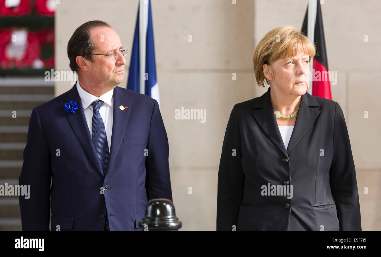 Belgien, Ypern: Gipfeltreffen der europäischen Staats-und Regierungschefs auf 2014/06/26 Stockfoto