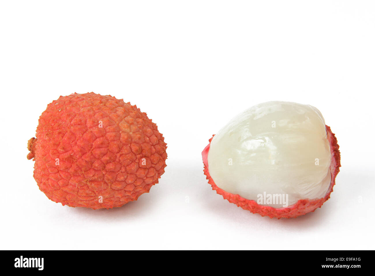 Früchte reifen Litschi (Litchi Chinensis) Stockfoto