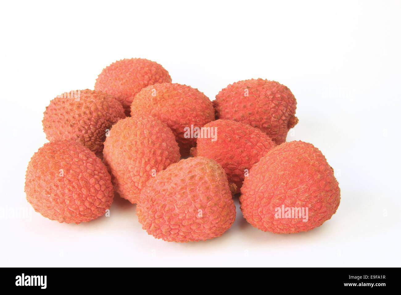 Früchte reifen Litschi (Litchi Chinensis) Stockfoto
