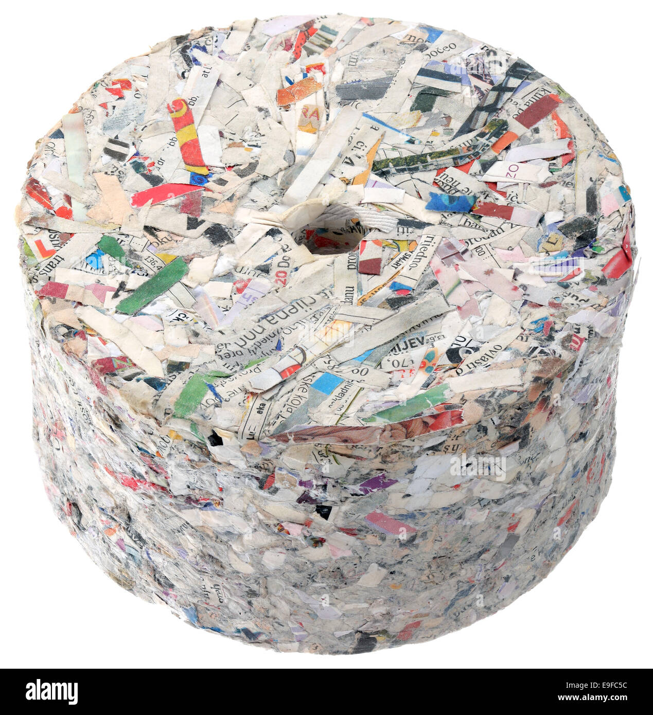 Alternative Papier Kraftstoff Stockfoto