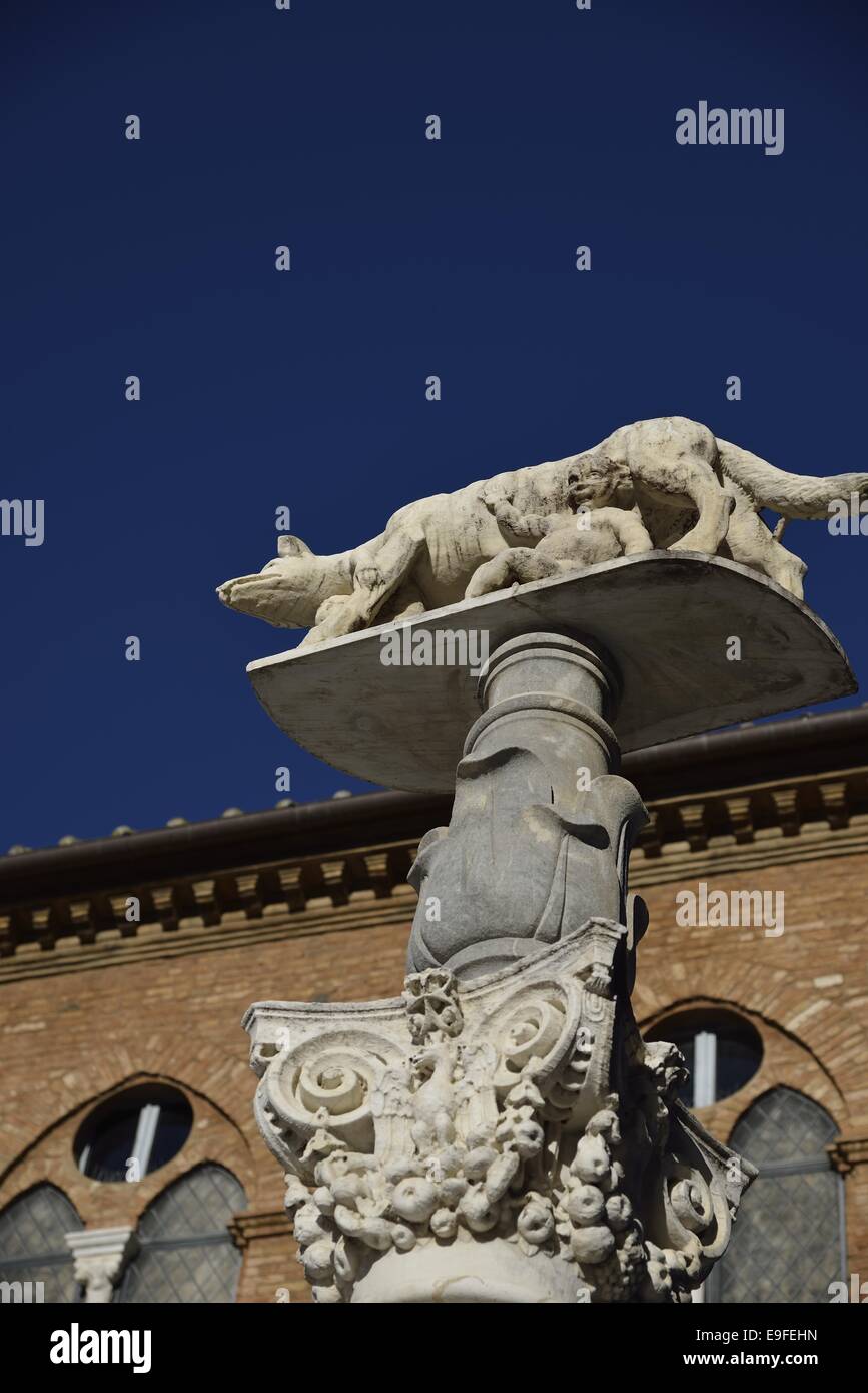 Lupa di Siena Stockfoto