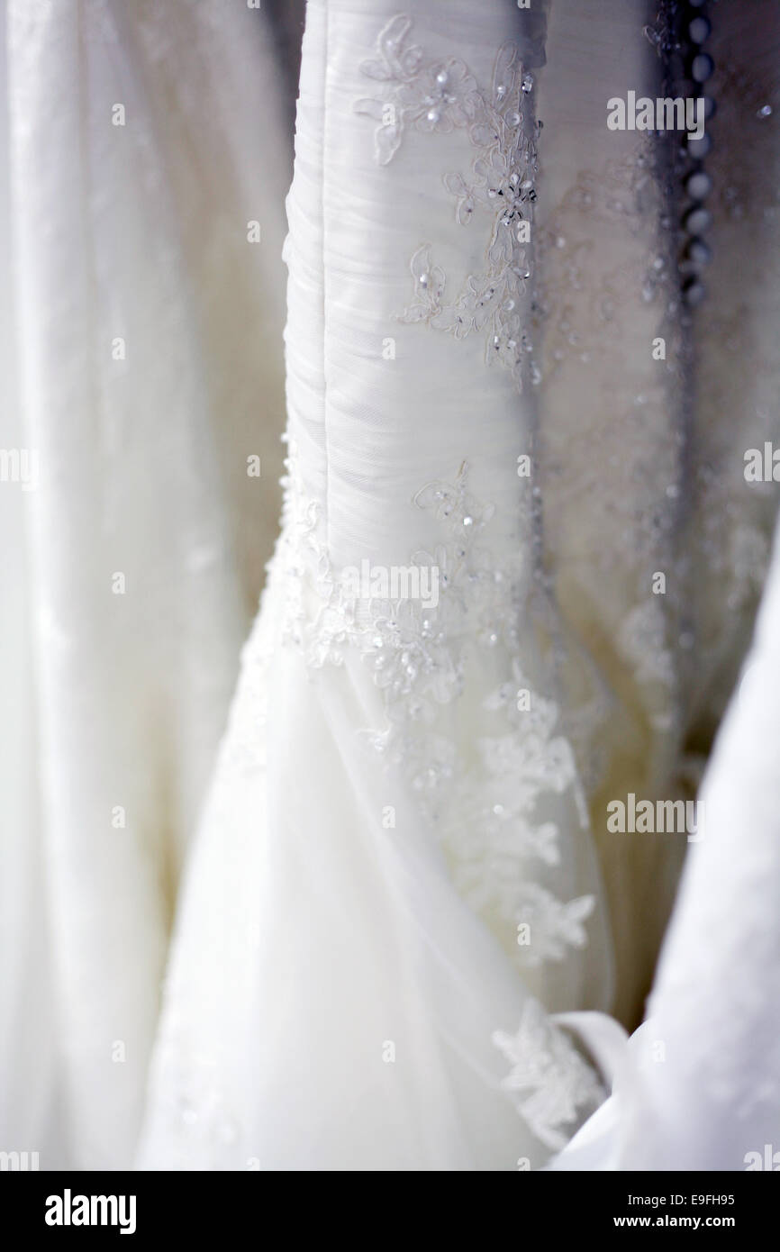 Hochzeitskleid Stockfoto