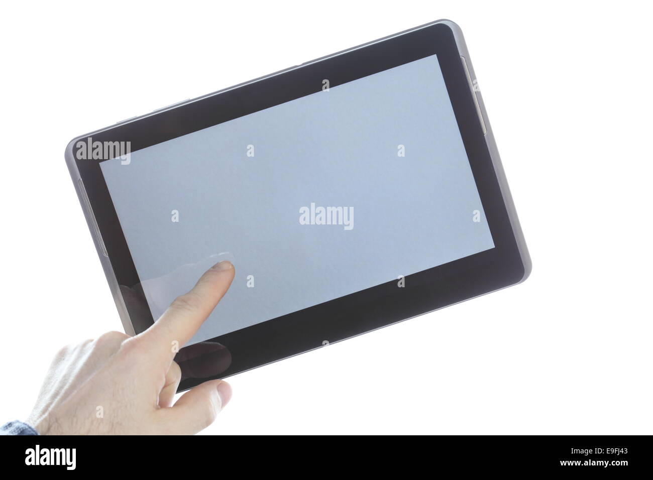 mobiler tablet Stockfoto