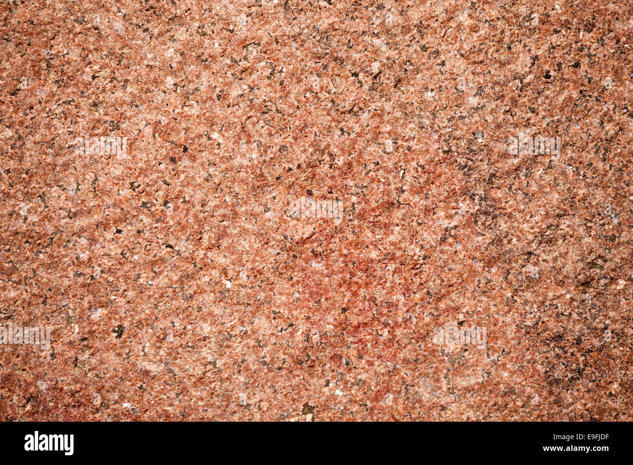 Textur aus rotem Granit Stockfoto