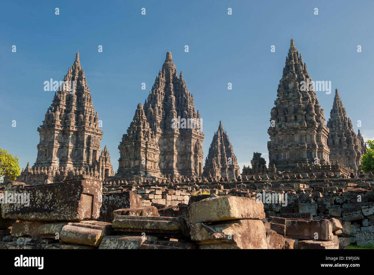 Prambanan-Tempel, Java, Indonesien Stockfoto