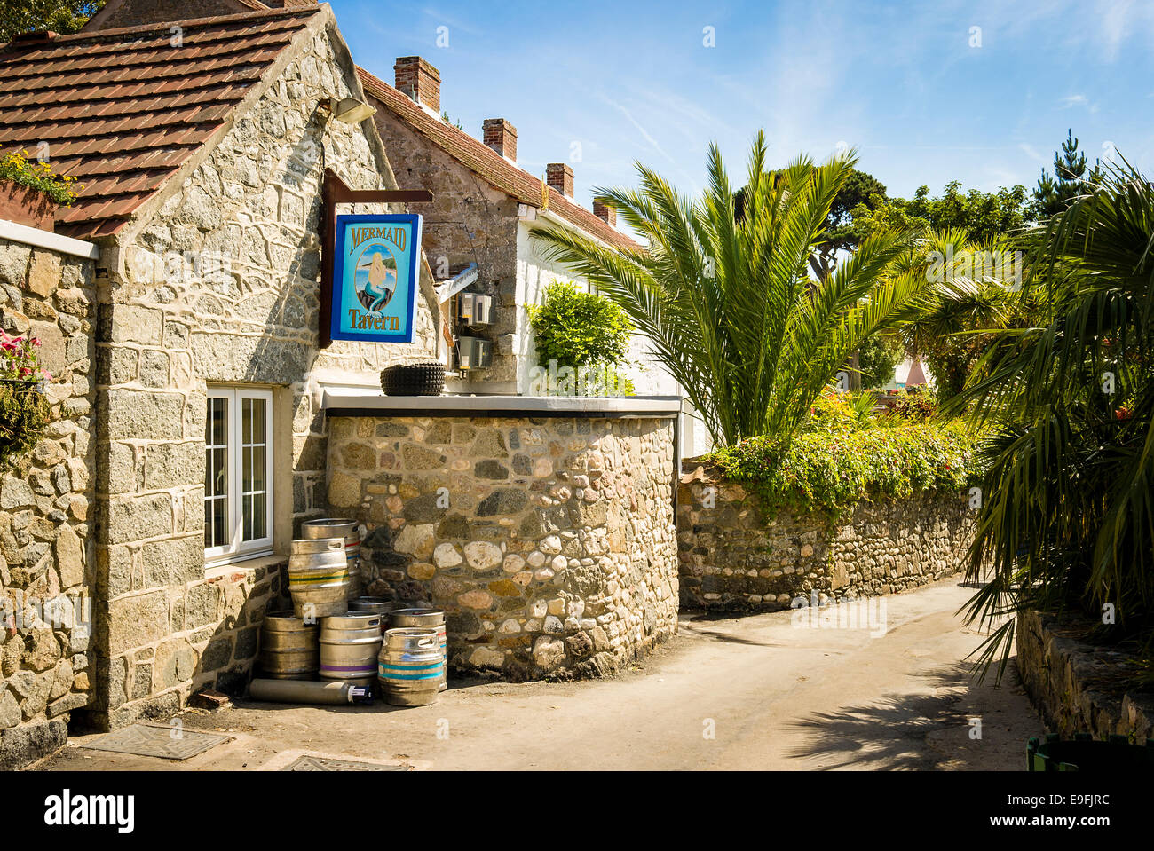 Mermaid Inn auf Herm Island UK Stockfoto