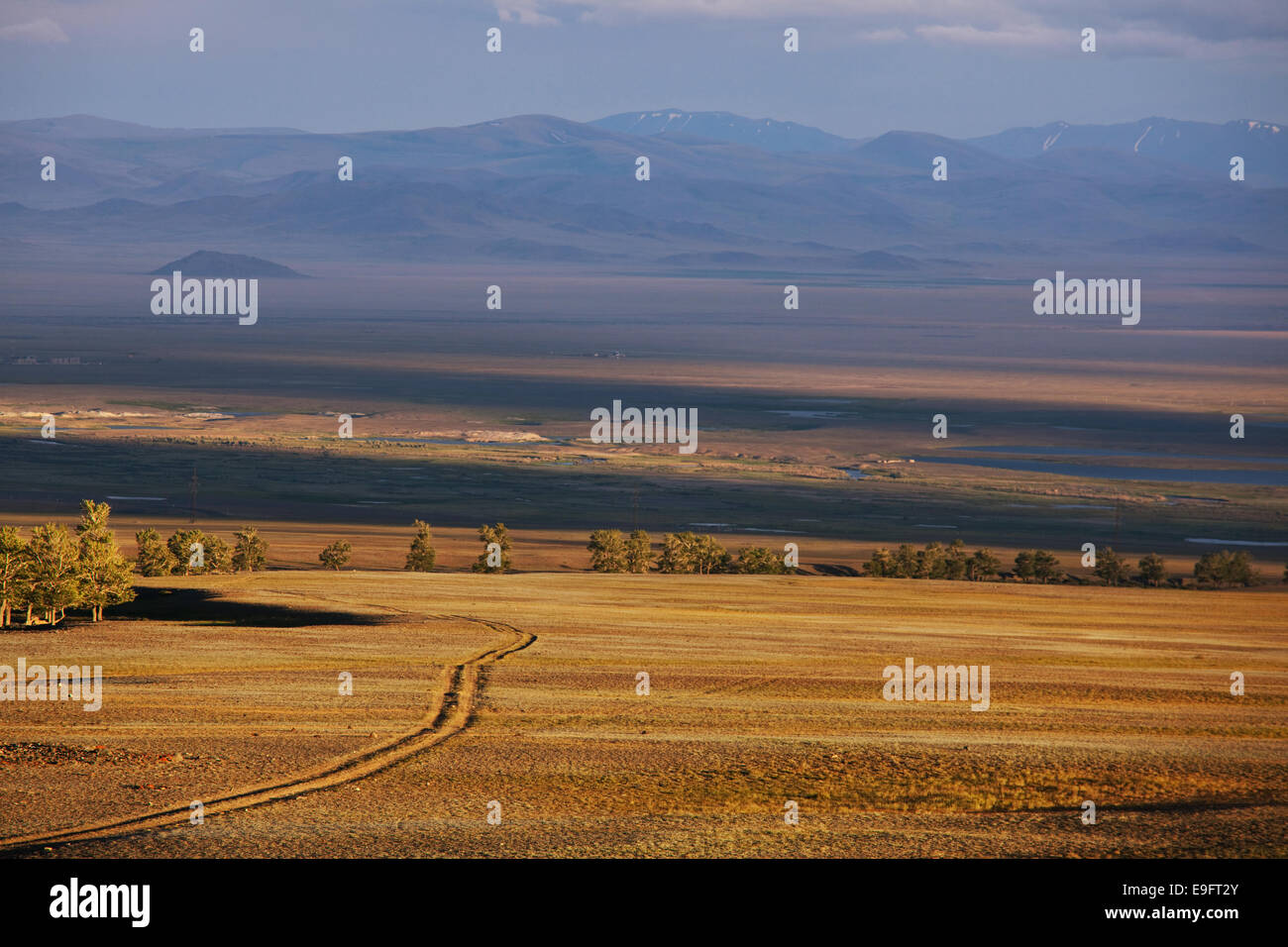 Mongolische Landschaft Stockfoto