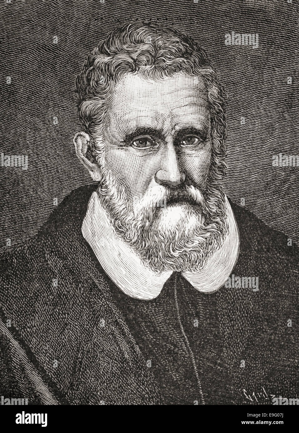 Marco Polo, 1254 – 1324.  Italienische Händler Reisende aus Venedig. Stockfoto