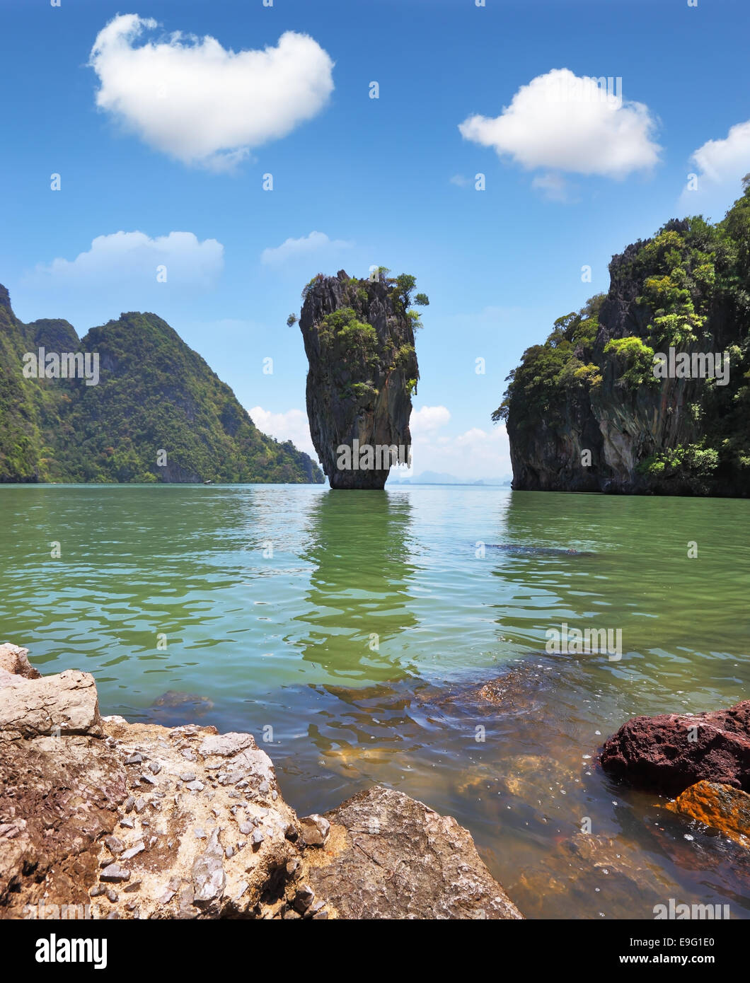 James-Bond herrliche Insel Stockfoto