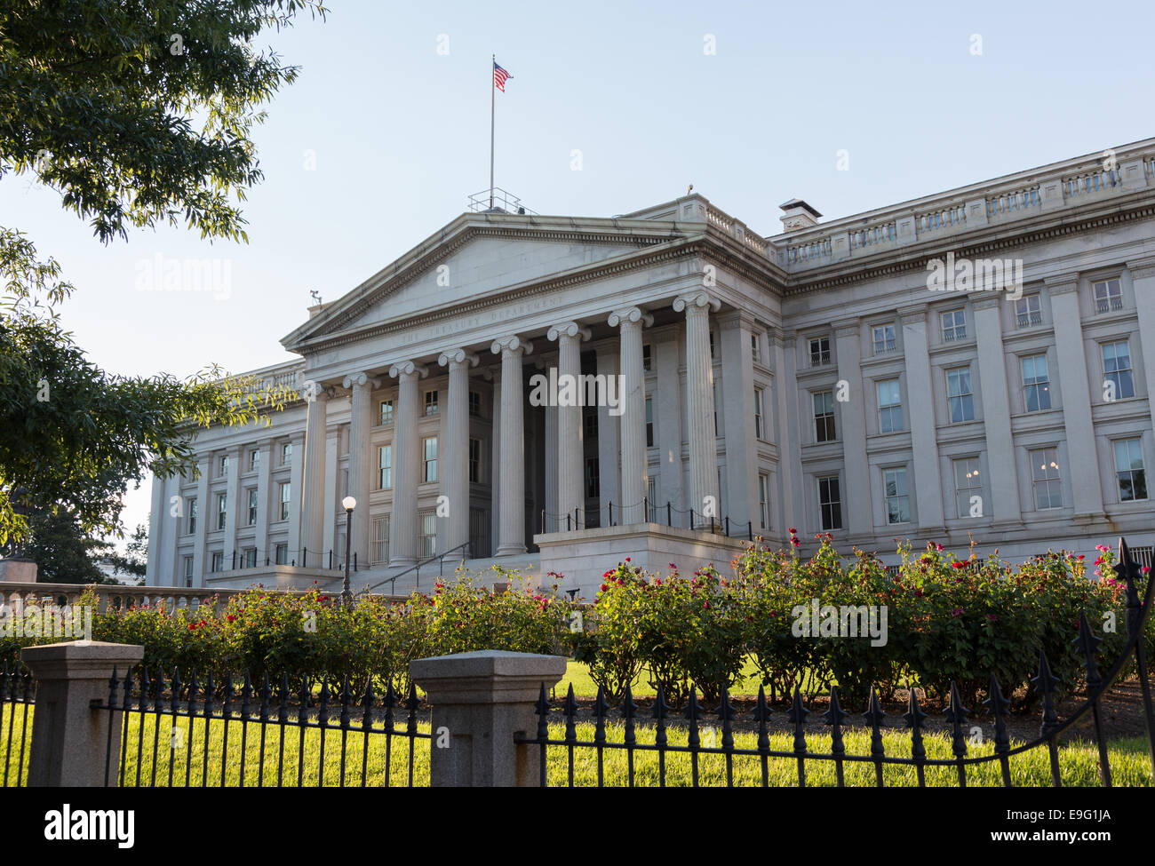 Treasury Building Washington DC Stockfoto
