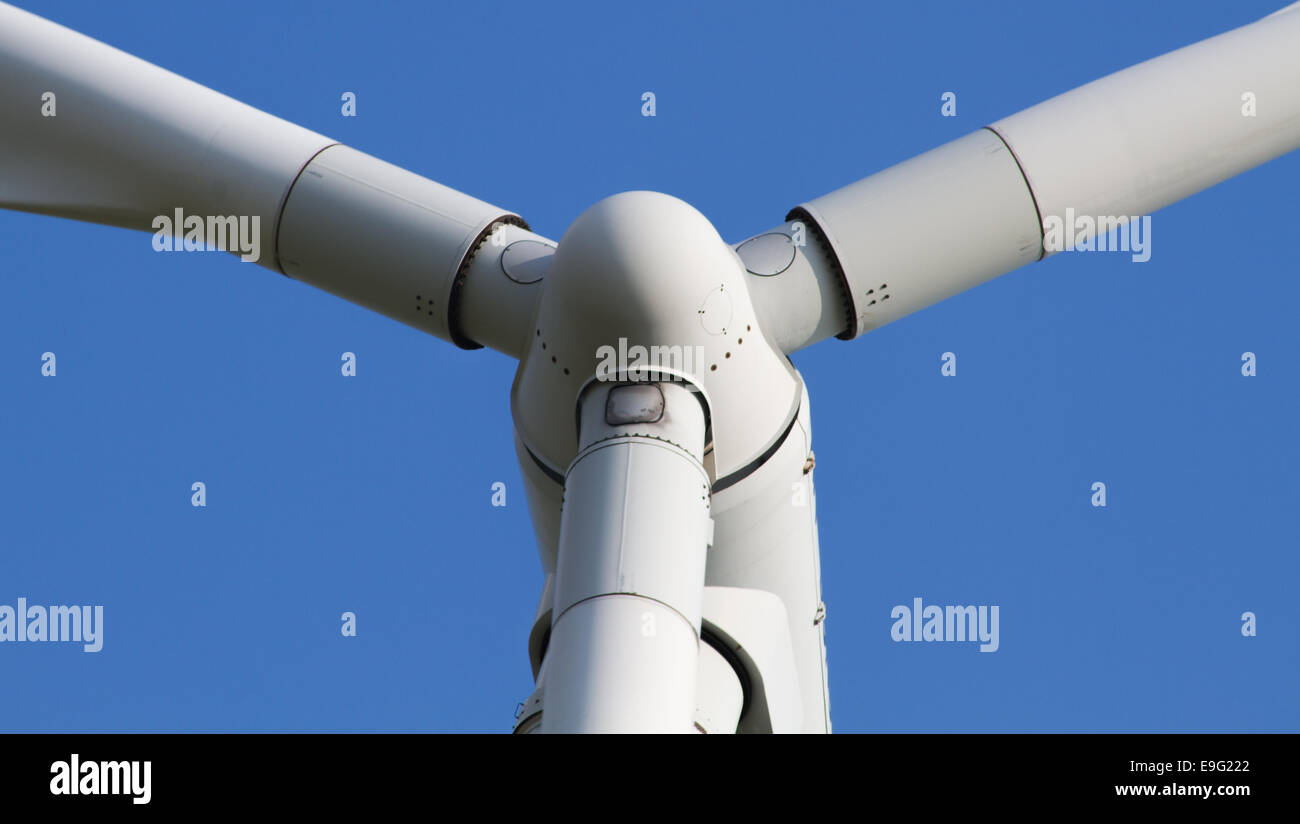 Detail eines Windrotors Motor Stockfoto