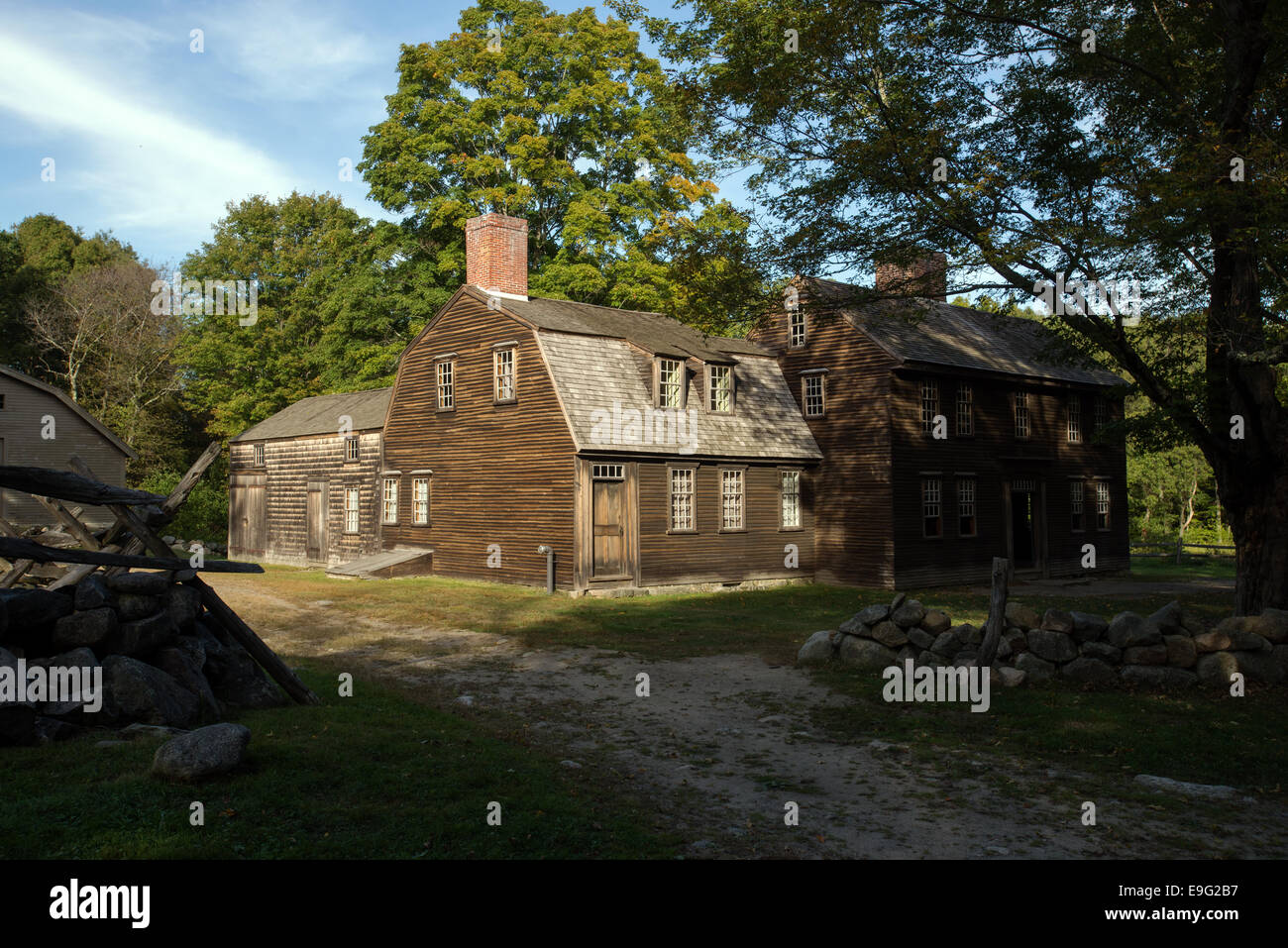 Hartwell Tavern Minute Man National Park Lexington Massachusetts, USA Stockfoto