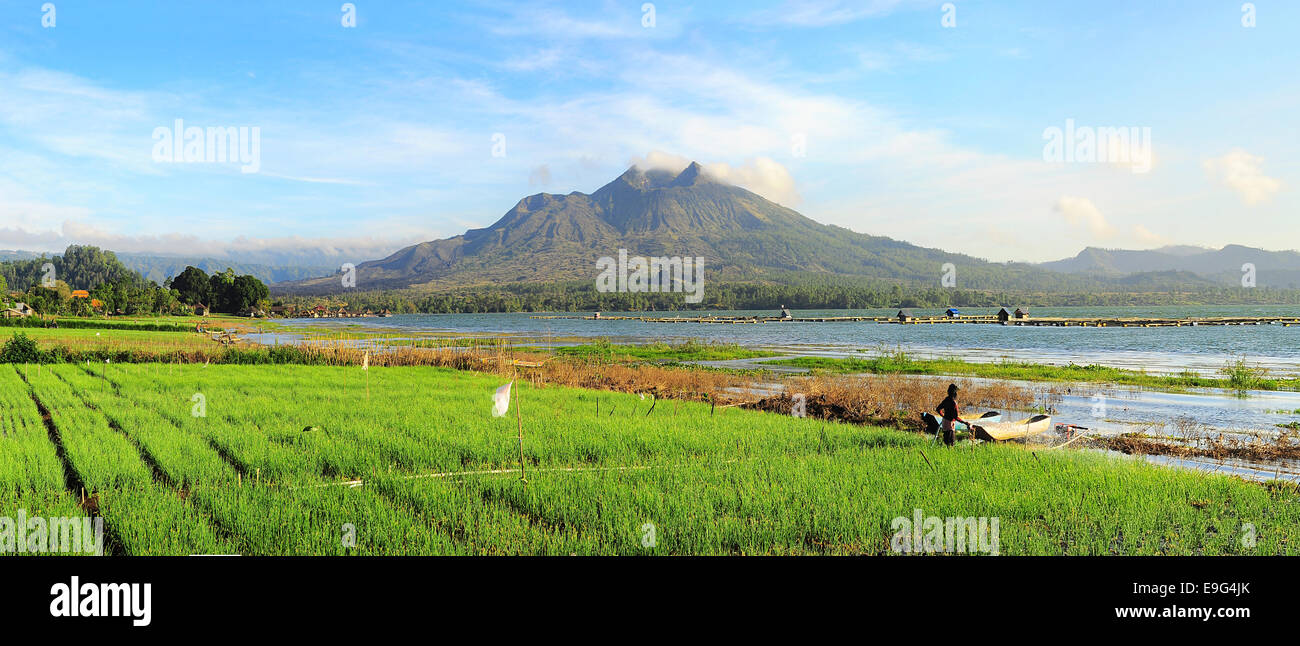 Balinesischen Landschaft Stockfoto