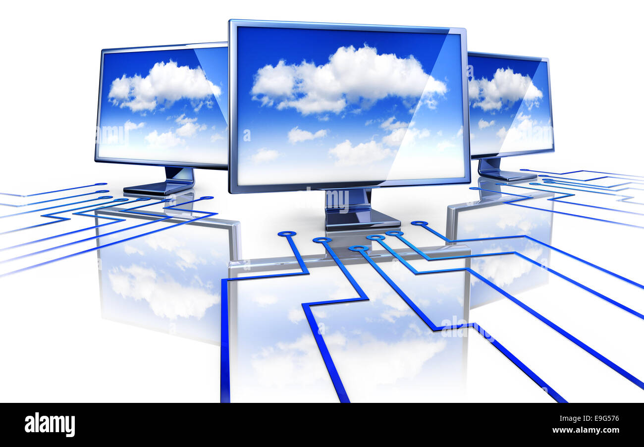 Cloud-computing Stockfoto