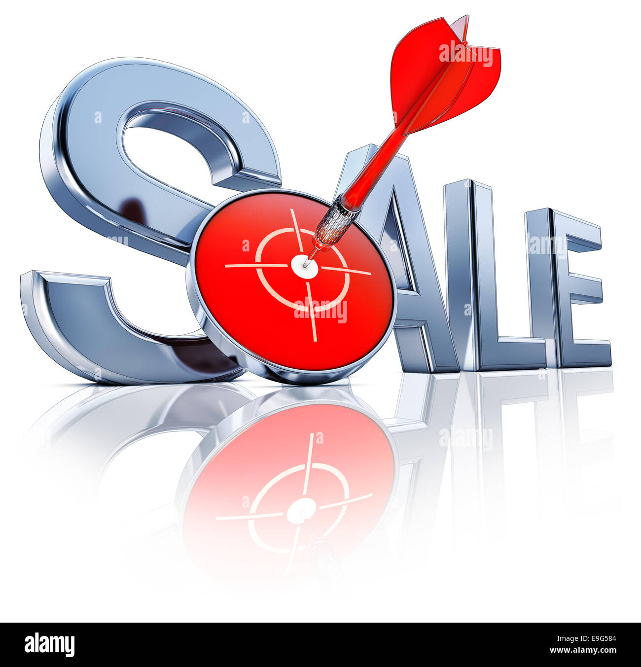 Verkauf-Symbol Stockfoto