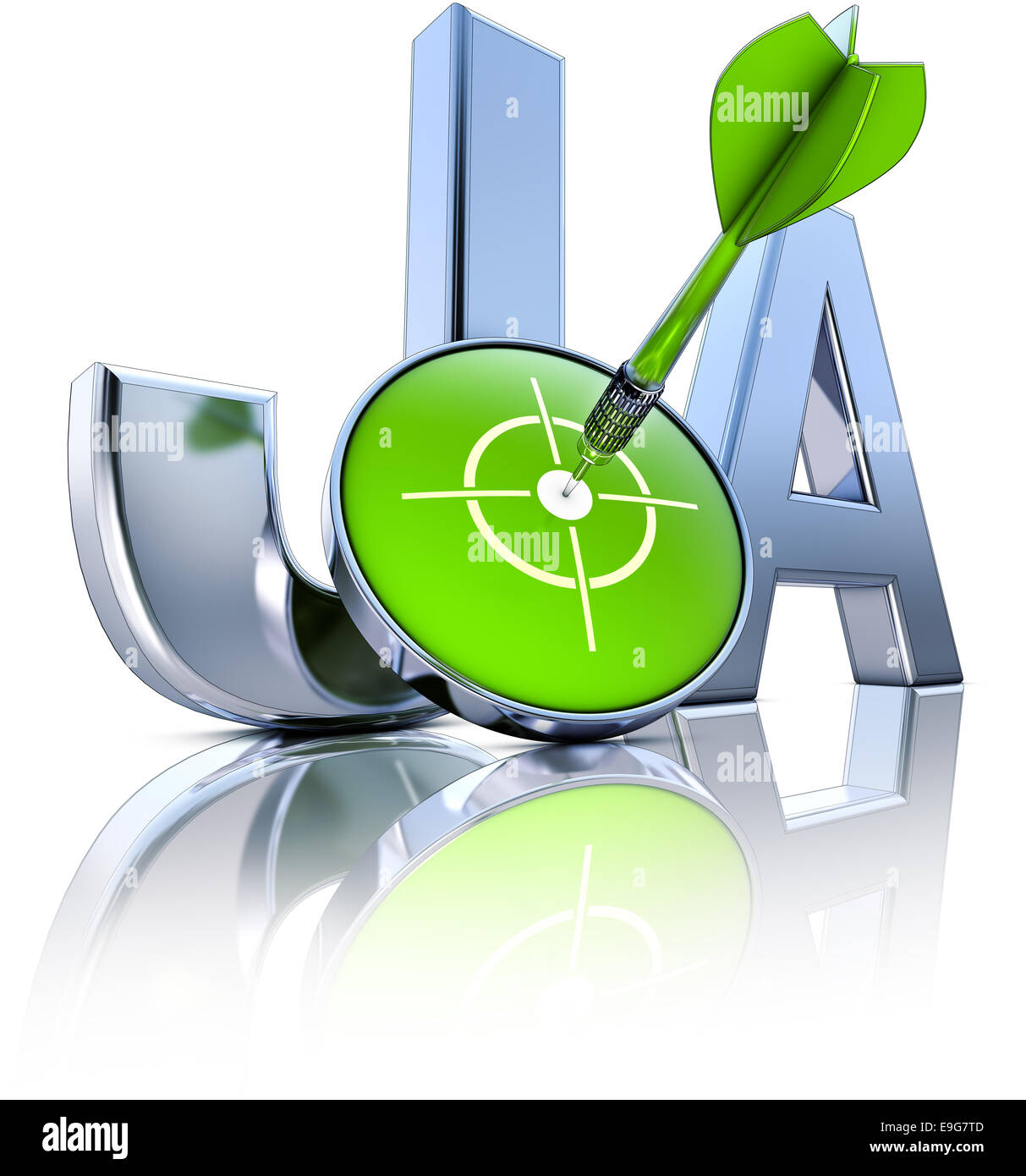 Ja-Symbol Stockfoto