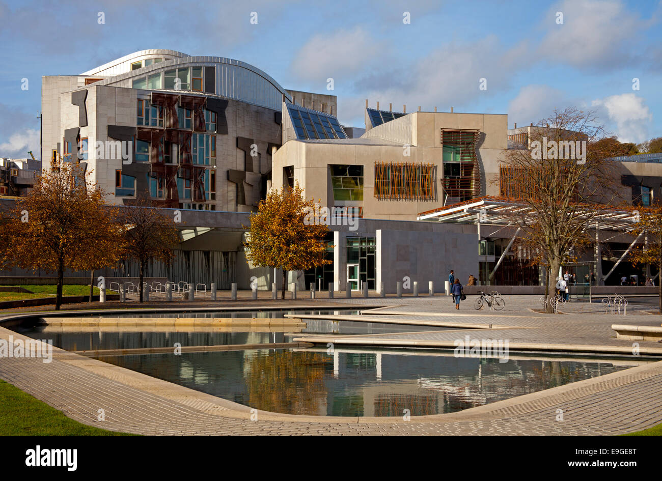 Schottische Parlamentsgebäude, Edinburgh, Holyrood, Scotland, UK Stockfoto