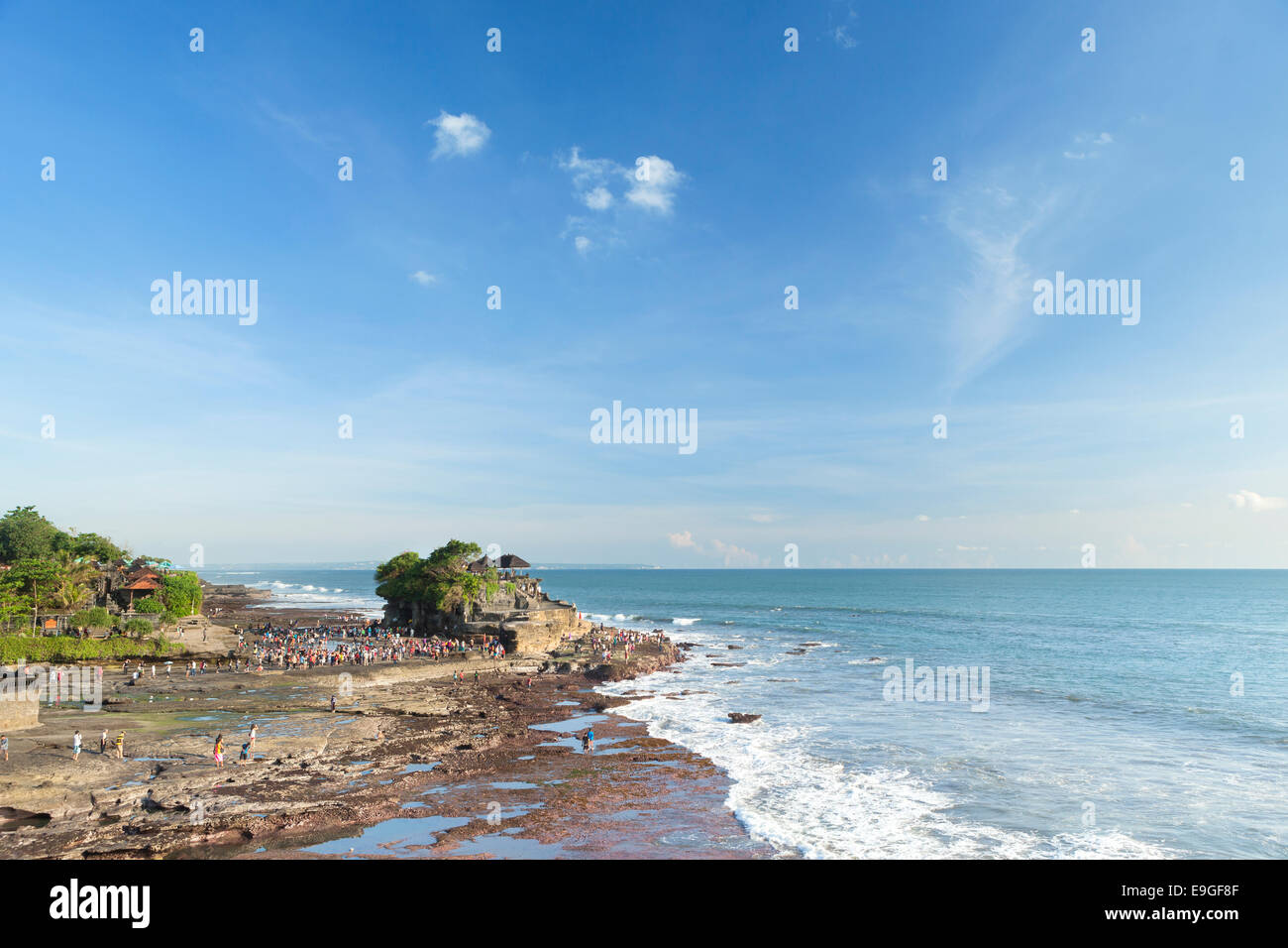 Pura Tanah Lot Tempel, Bali, Indonesien Stockfoto