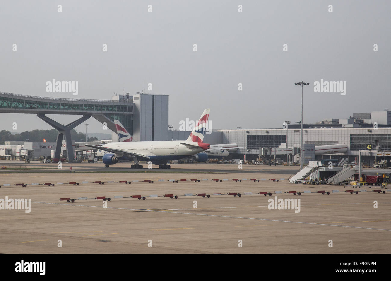 Flughafen Gatwick Stockfoto