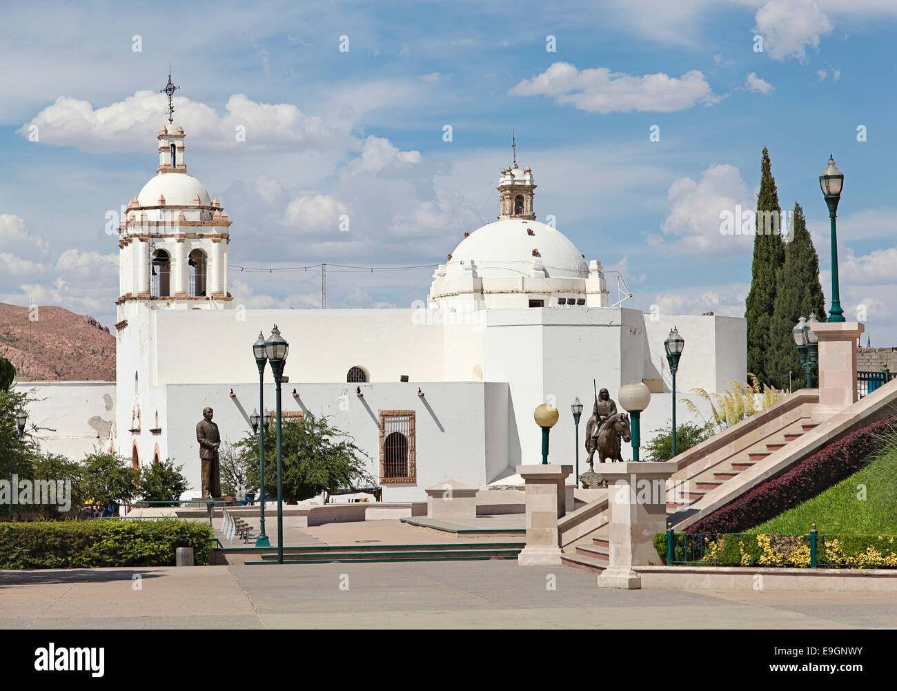 Templo de San Francisco oder Tempel, Kirche des Heiligen Franziskus, in Chihuahua, Mexiko Stockfoto