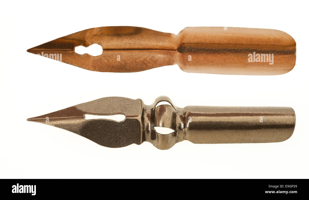 Spitzen Stift isoliert auf weißem Hintergrund Stockfoto
