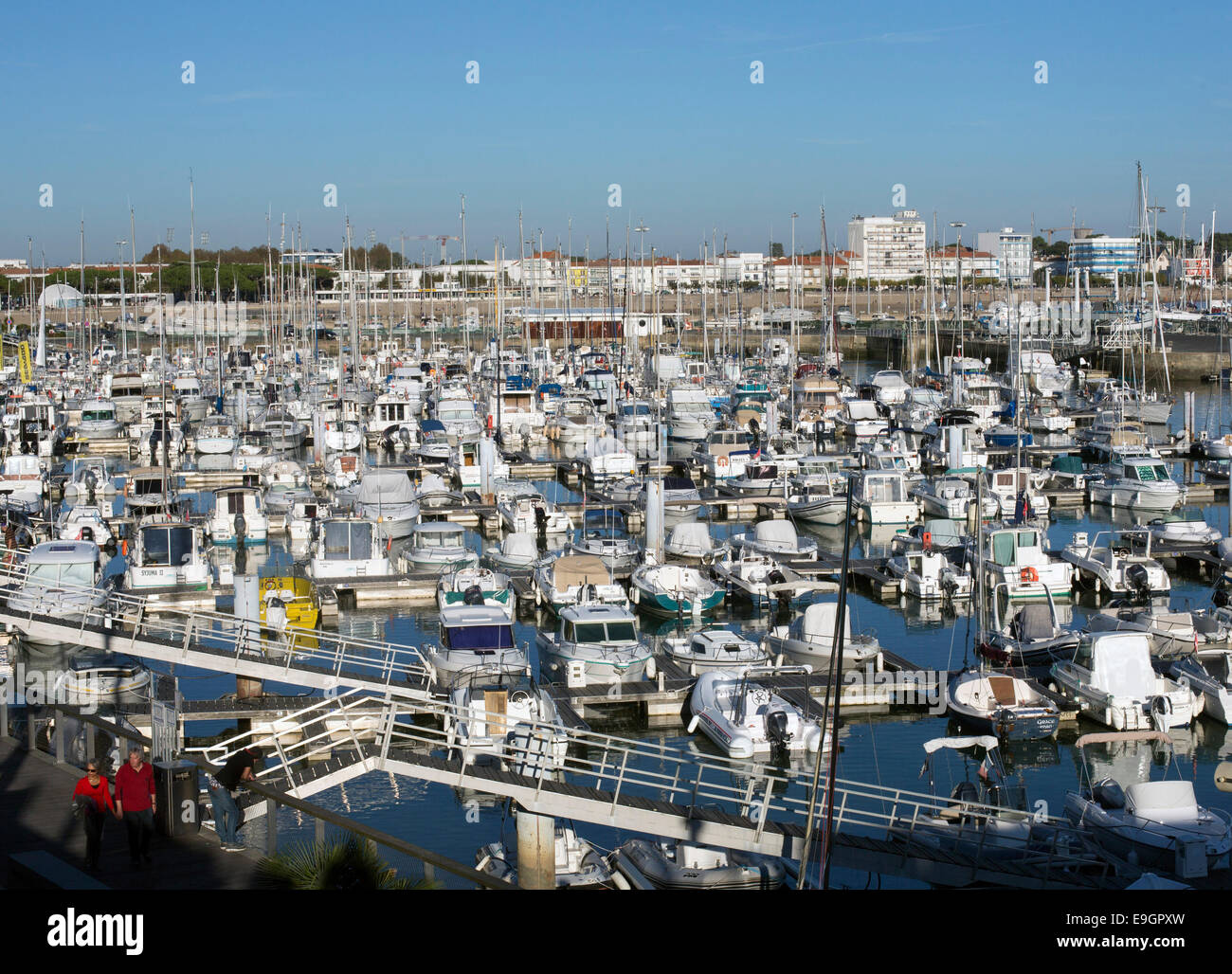 Hafen Royan Boote ankern Yachten marina Stockfoto