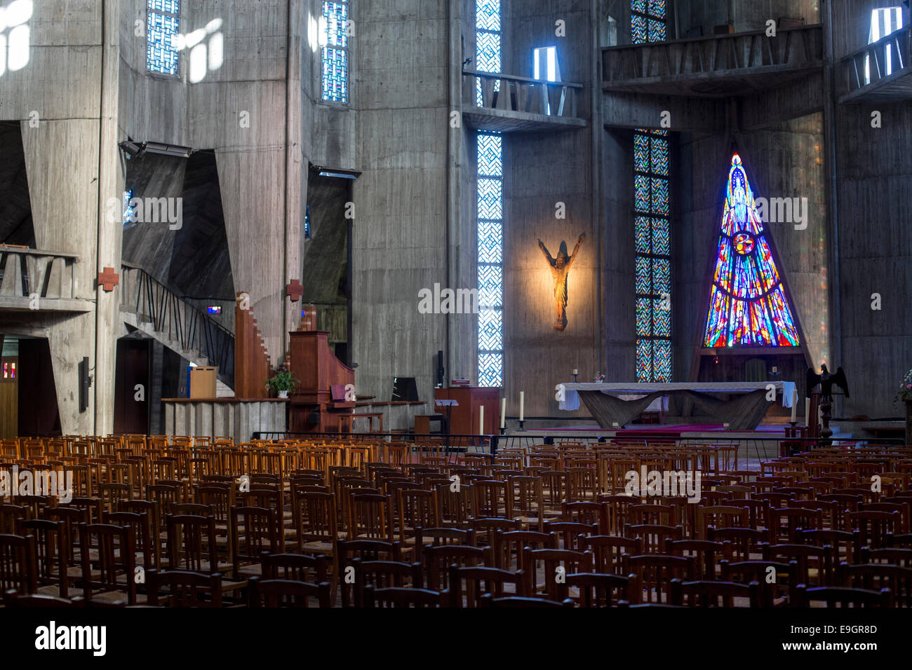 Kirche Notre-Dame-de-Royan Kathedrale moderne brutal Stockfoto