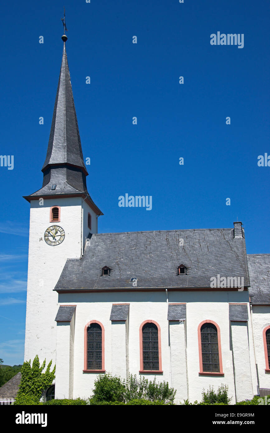 Detzem Kirche Moseltal Deutschland Stockfoto