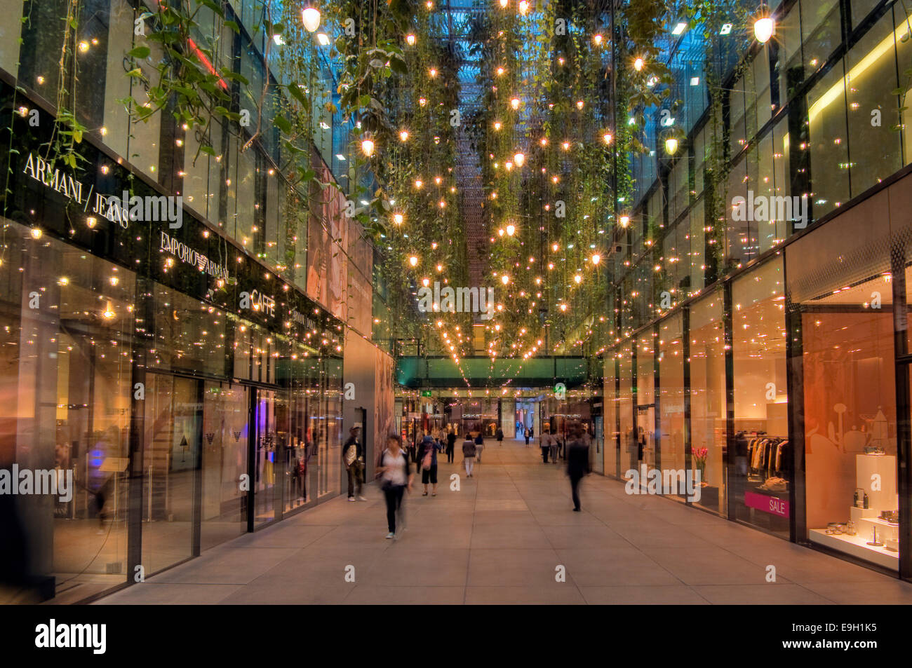 CityQuartier Fuenf Hoefe, shopping-Mall, München, Upper Bavaria, Bavaria, Germany Stockfoto