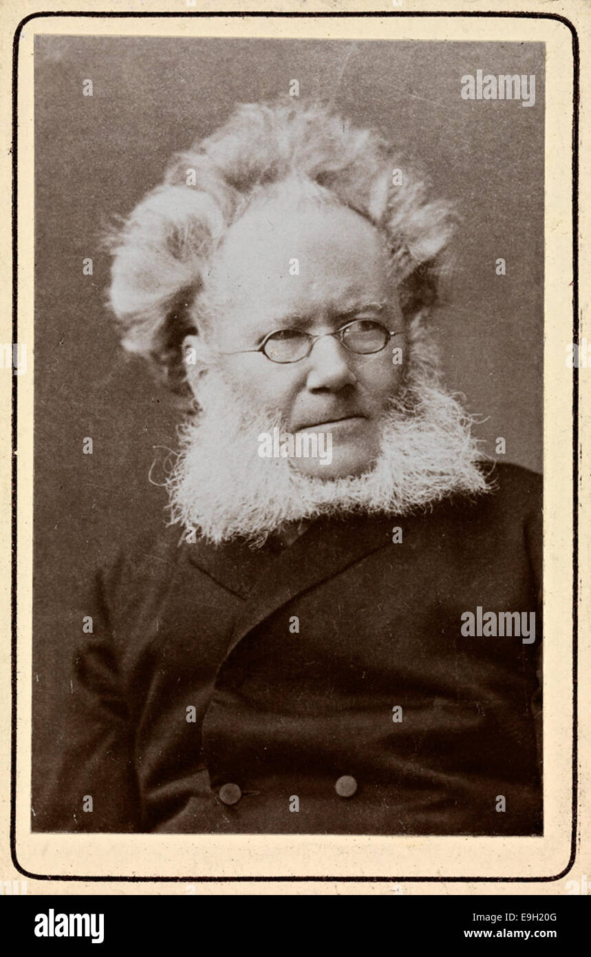Henrik Ibsen, 1887 Stockfoto