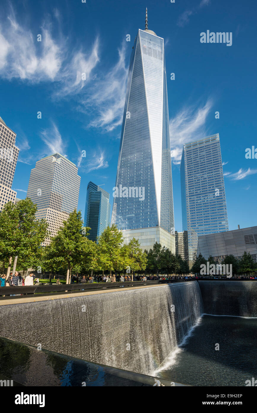 One World Trade Center, World Trade Center Site, Ground Zero, Manhattan, New York, Vereinigte Staaten von Amerika Stockfoto