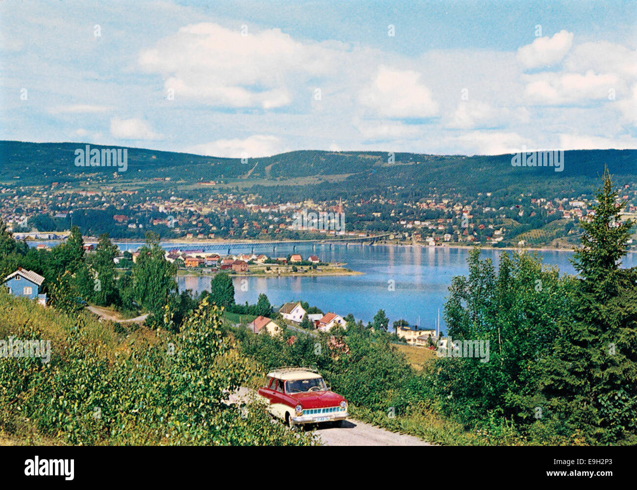 Norge Lillehammer Stockfotografie Alamy