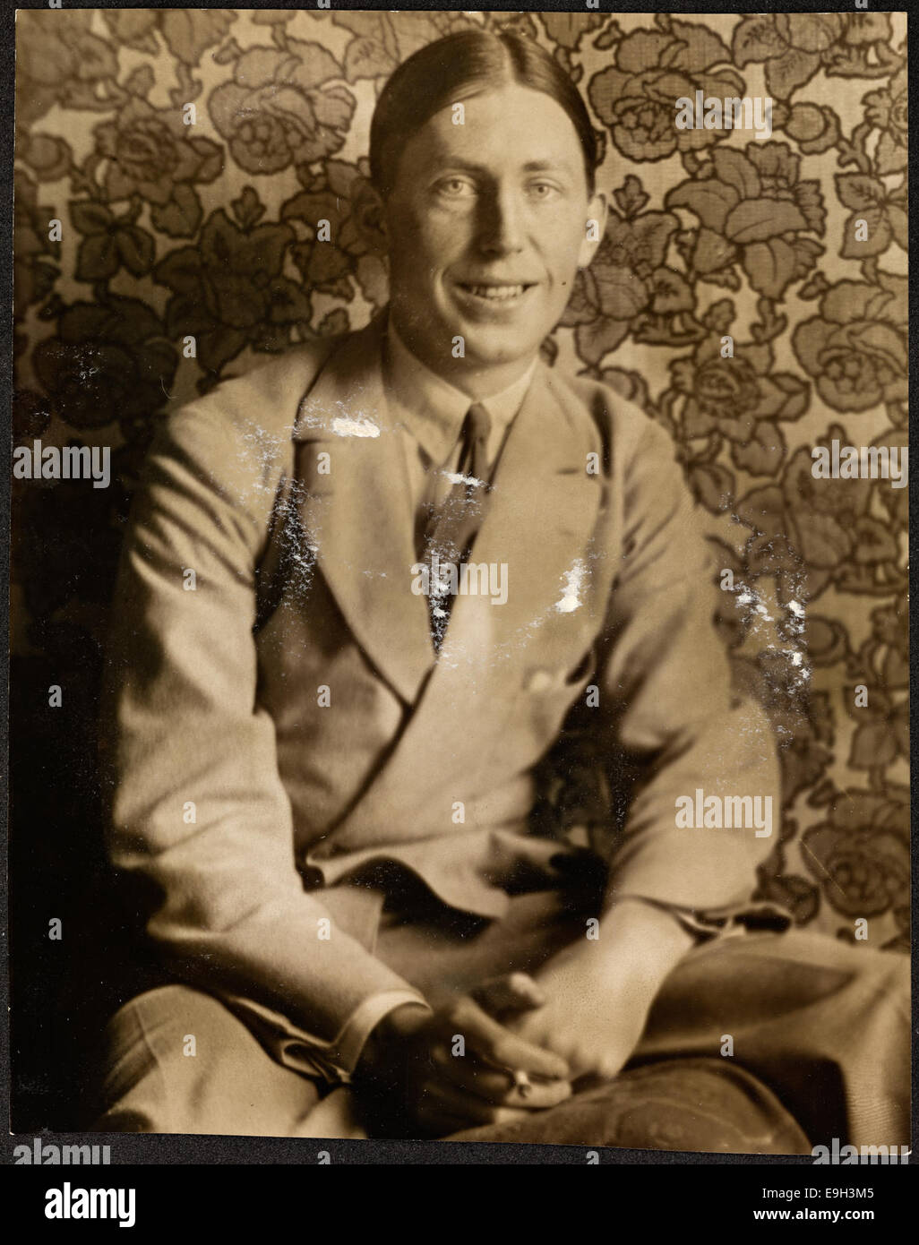 Portrett Av Nordahl Grieg (1902-1943) Stockfoto