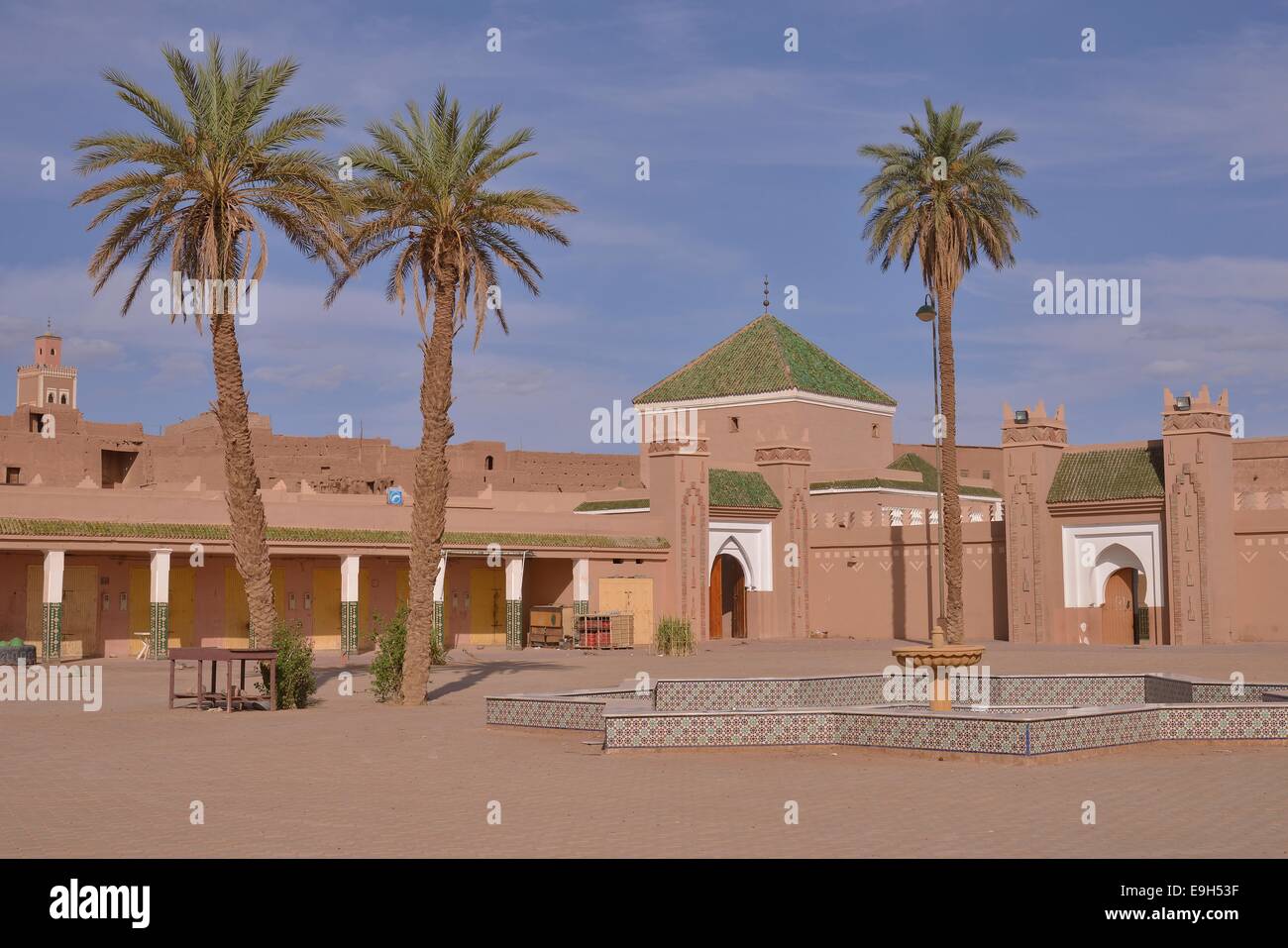 Bibliothek der Madrasa, Tamegroute, Souss-Massa-Draa Region, Marokko Stockfoto