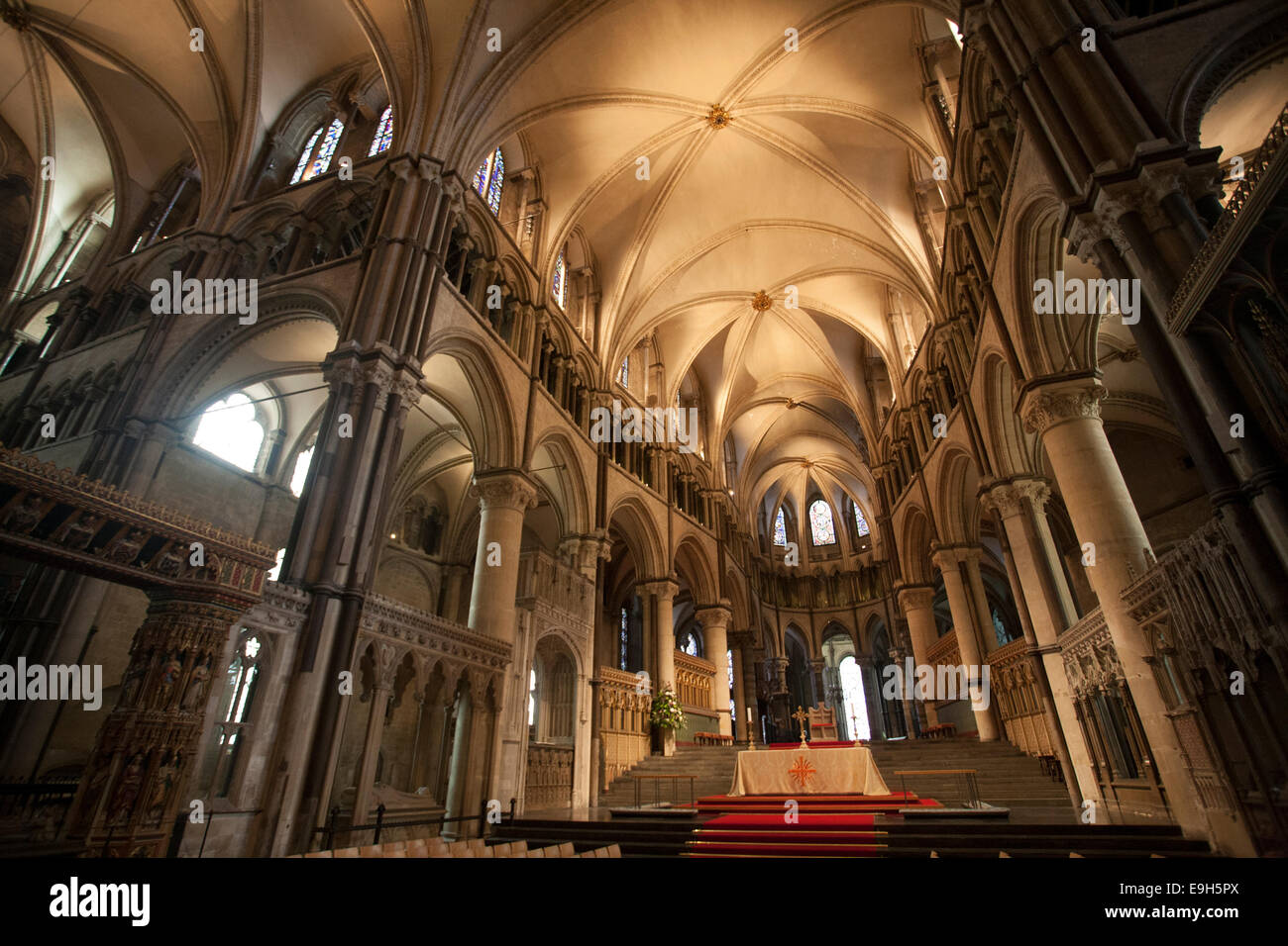 Die Kathedrale von Canterbury, Canterbury, Kent, England, Vereinigtes Königreich Stockfoto