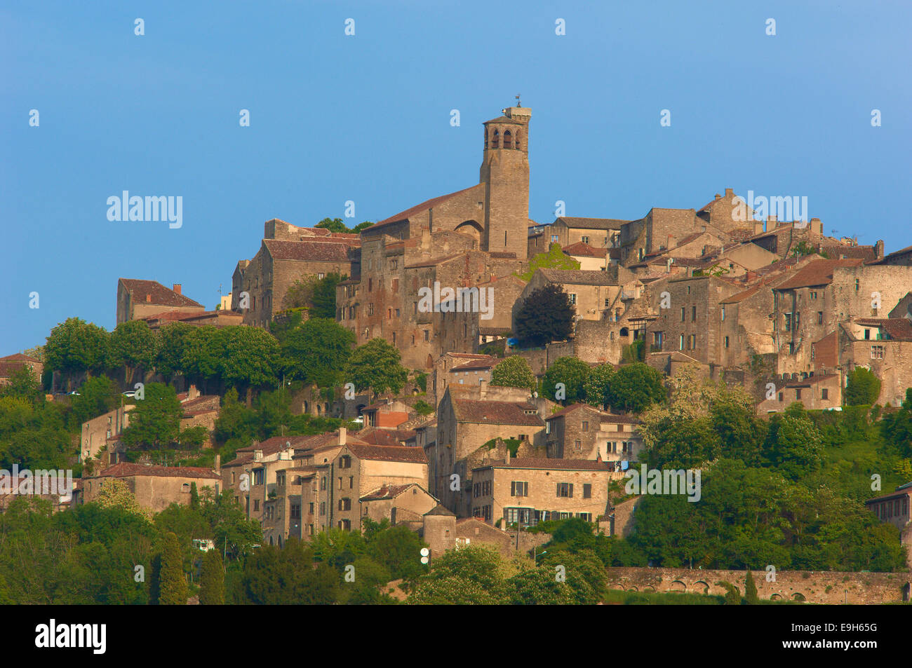Stadtbild, Cordes-Sur-Ciel, Département Tarn, Midi-Pyrenäen, Frankreich Stockfoto