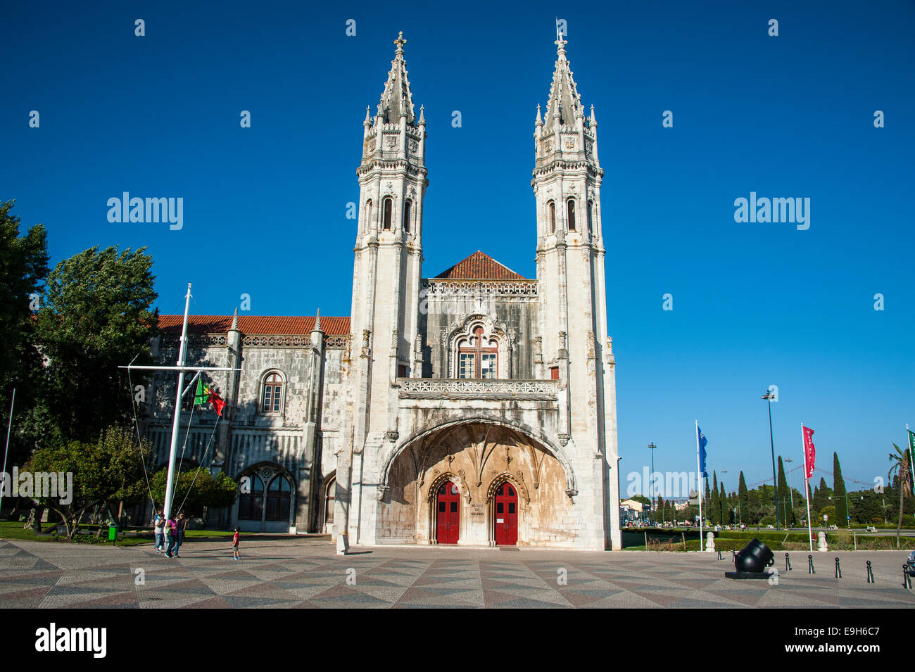 Mosteiro Dos Jerónimos, Jerónimos Kloster, Belém, Lissabon, Distrikt Lissabon, Portugal Stockfoto