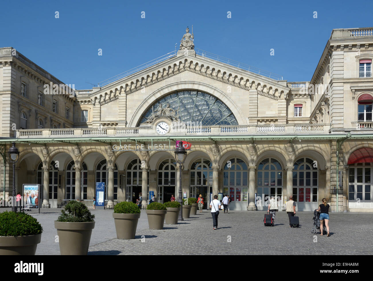 Bahnhof Paris-Est oder Gare de l ' est, Paris, Île-de-France