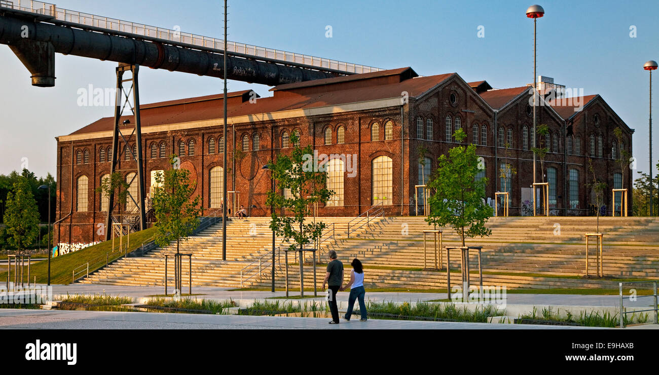 Phoenix-Halle auf dem Gelände der ehemaligen Stahlwerke der Phoenix-West, Hörde, Dortmund, Ruhr district, North Rhine-Westphalia, Deutschland Stockfoto