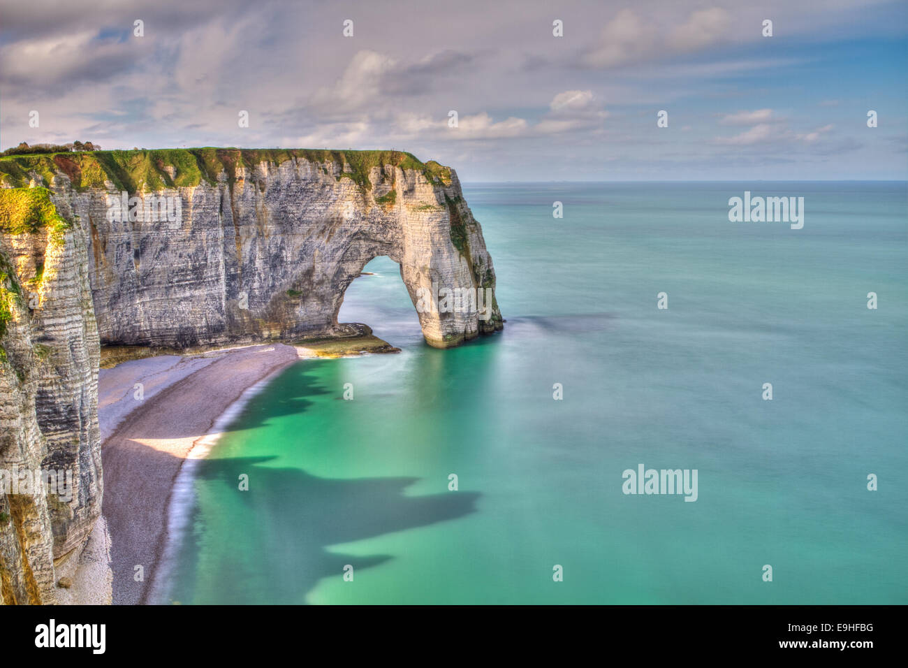 Küste von Etretat (Etretat), Frankreich Stockfoto