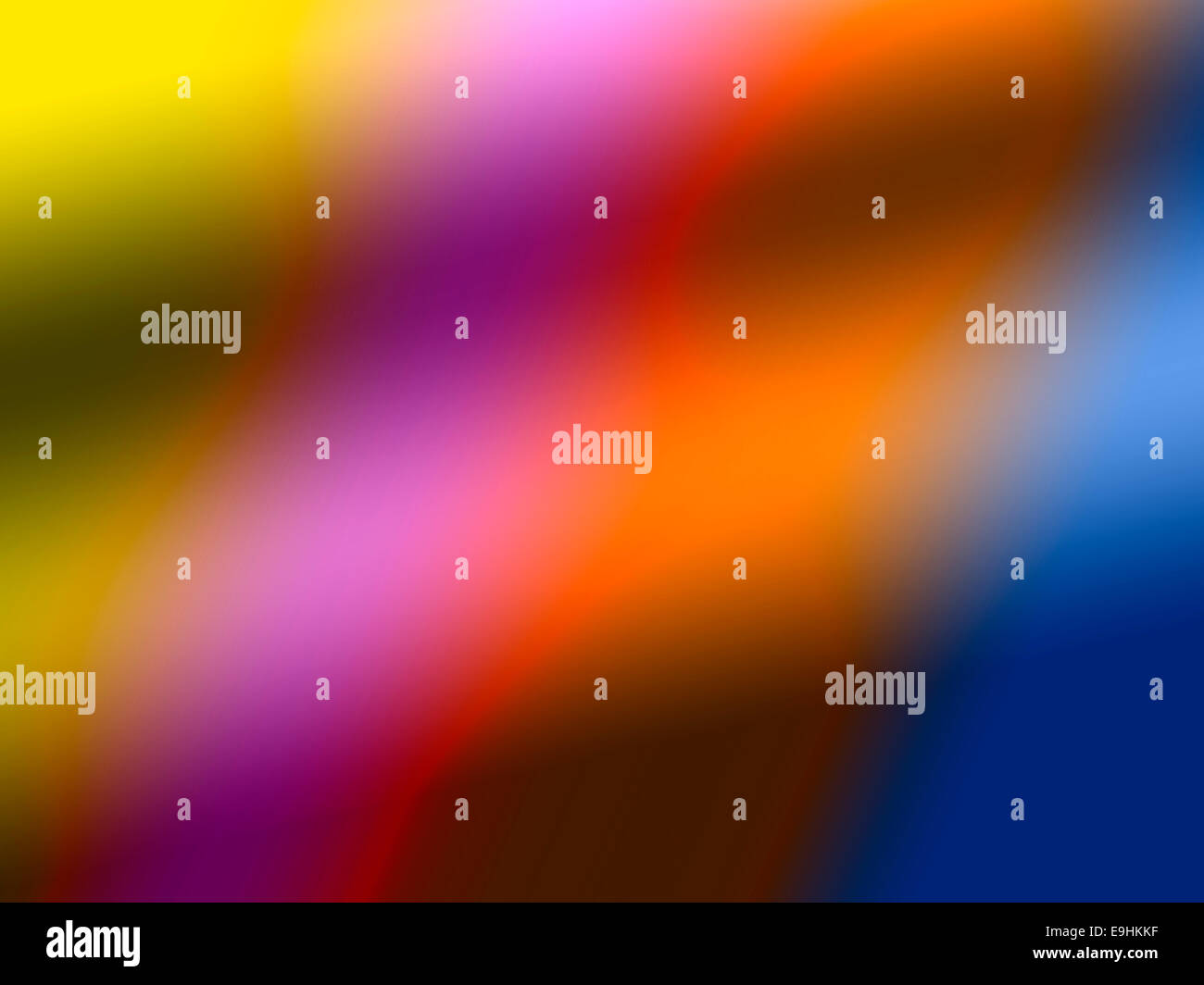 Eine Mischung auf vielen Farben mit einem Schatten über Stockfoto