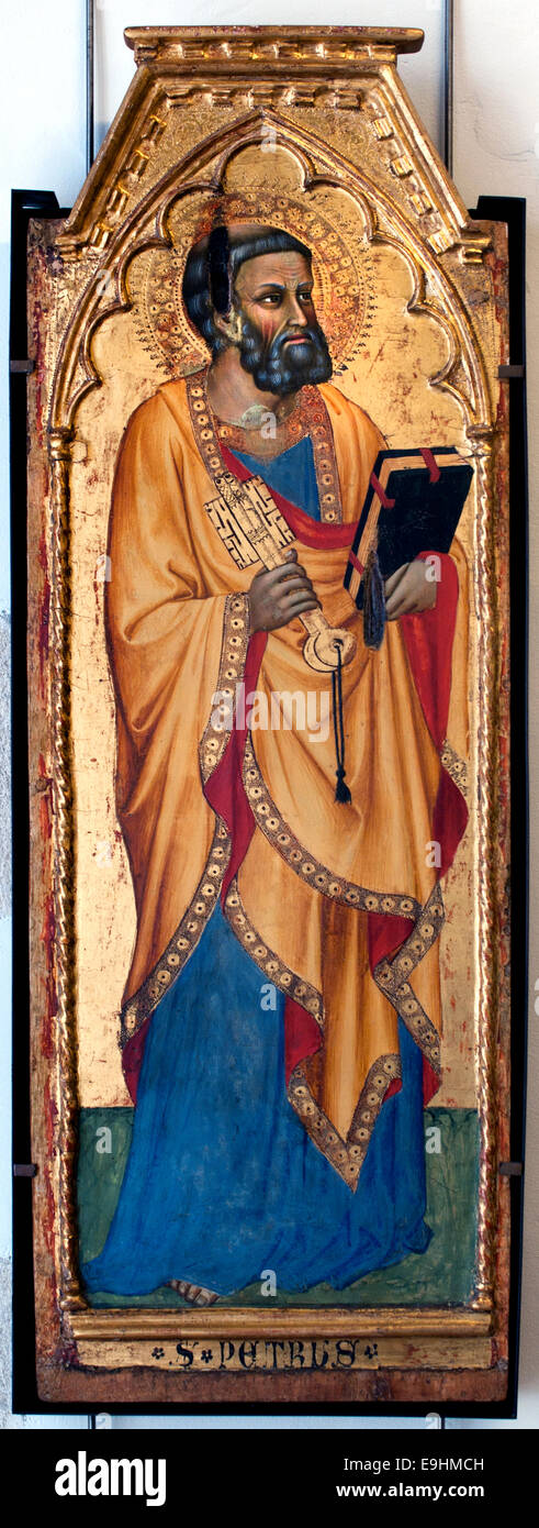 St. Peter von Cecco di Pietro 1364-1402 Italien Italienisch Stockfoto