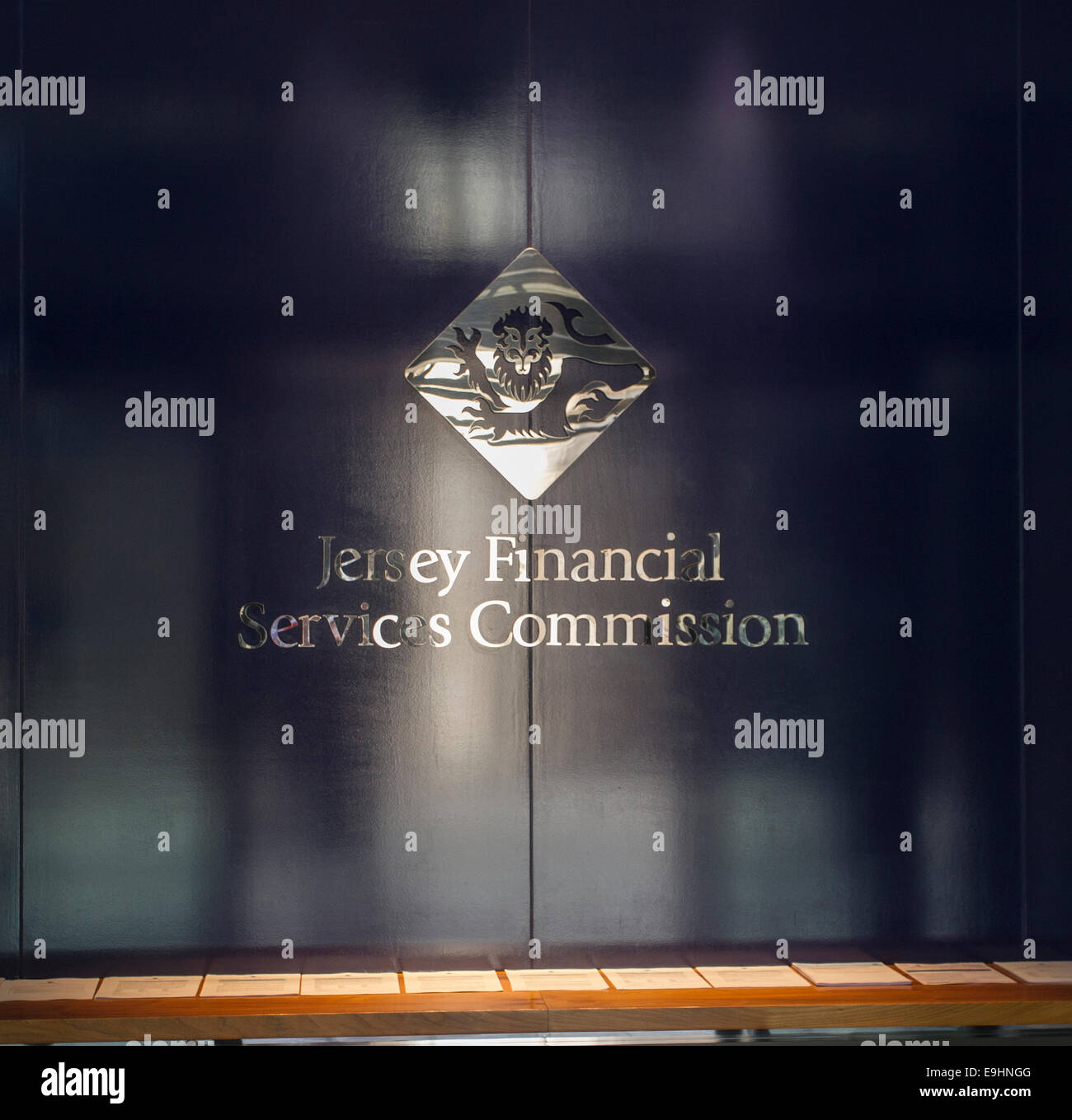 St. Helier Jersey Channel Islands finical Bezirk Jersey Financial Services Commission Stockfoto