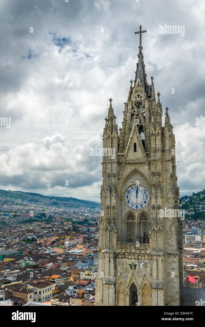 Basilika del Voto Nacional, Quito, Ecuador Stockfoto