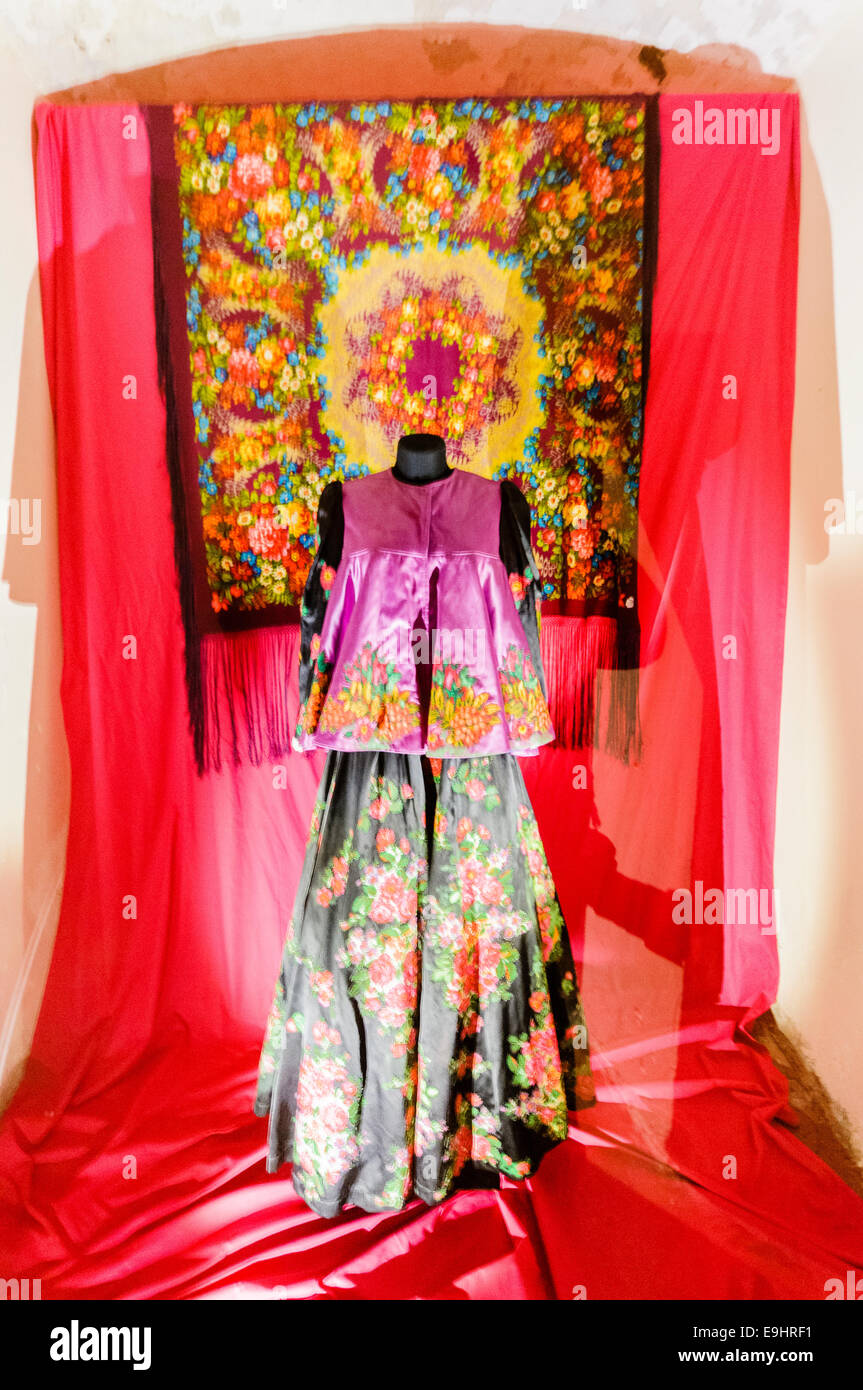 Belfast, Nordirland. 27. Oktober 2014 - öffnet die Premiere der Bolschoi-Ballett-Kostüm-Ausstellung im Crumlin Road Gaol.  Über 50 Kostüme sind auf dem Display, die meisten von denen noch nie außerhalb von Russland vor gewesen. Bildnachweis: Stephen Barnes/Alamy Live-Nachrichten Stockfoto