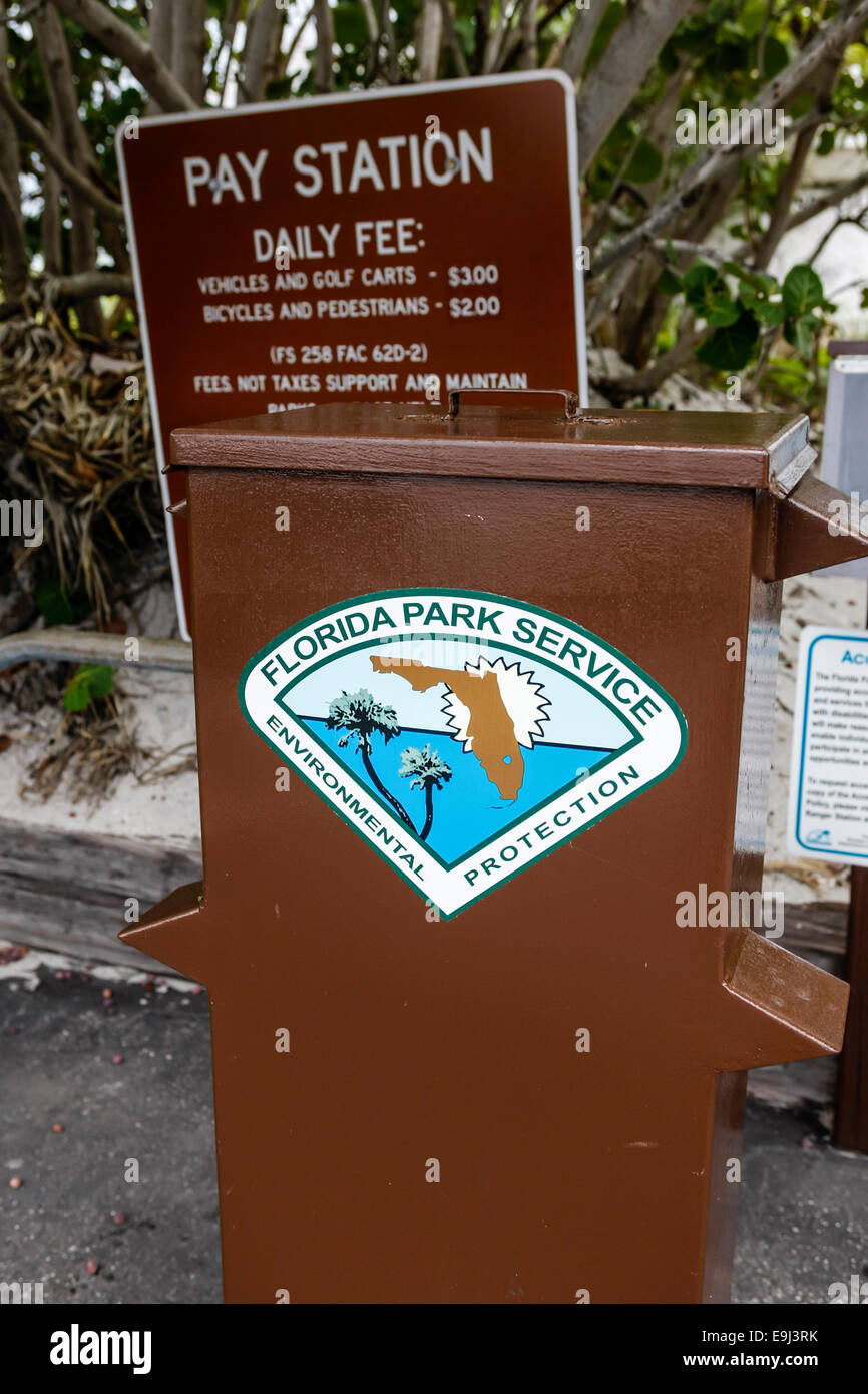Florida Park Service emblem Stockfoto