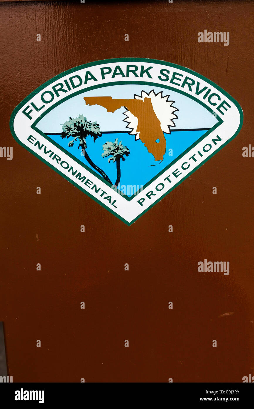 Florida Park Service emblem Stockfoto